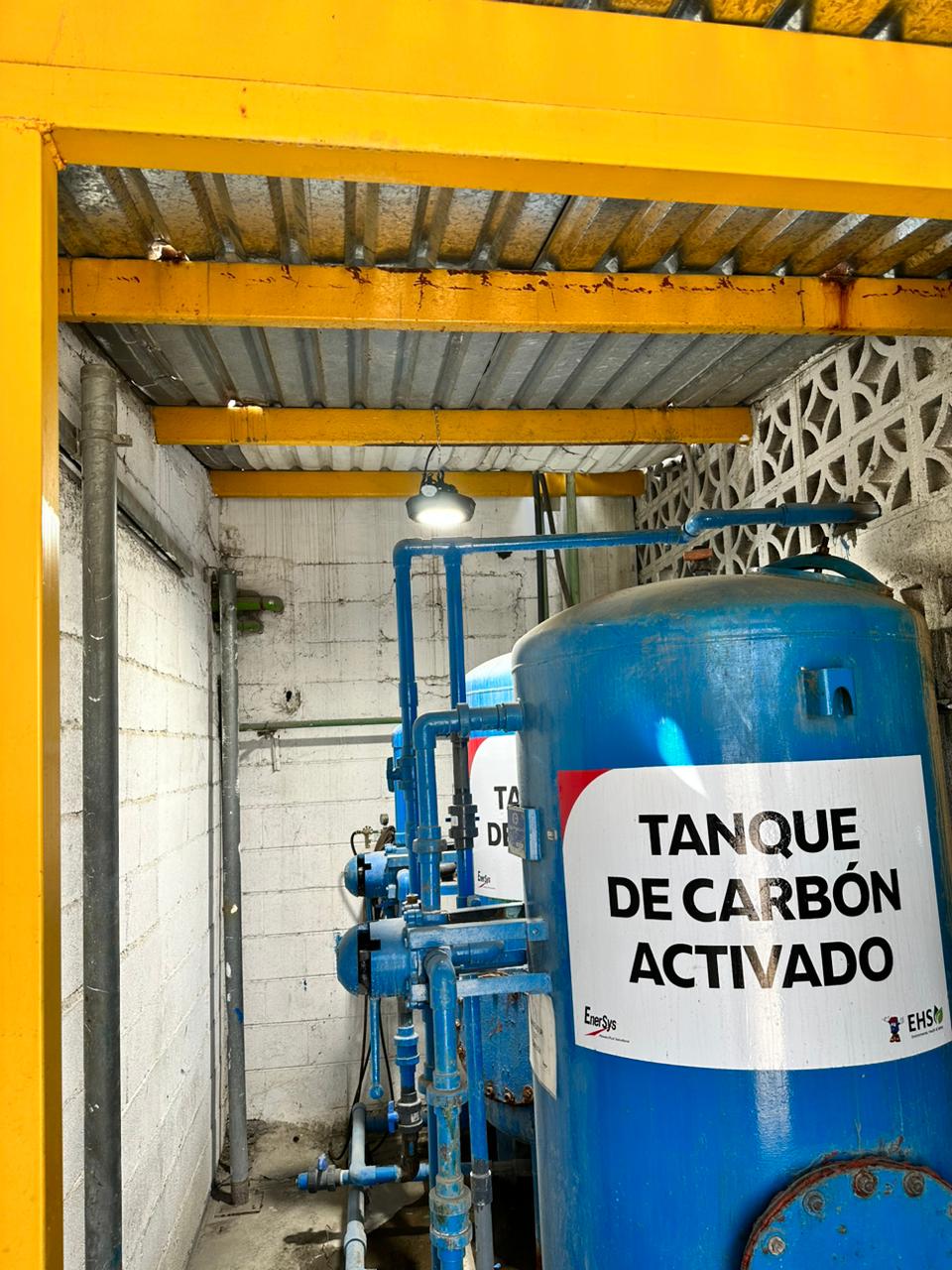 Pictured: filtration system at Monterrey facility  